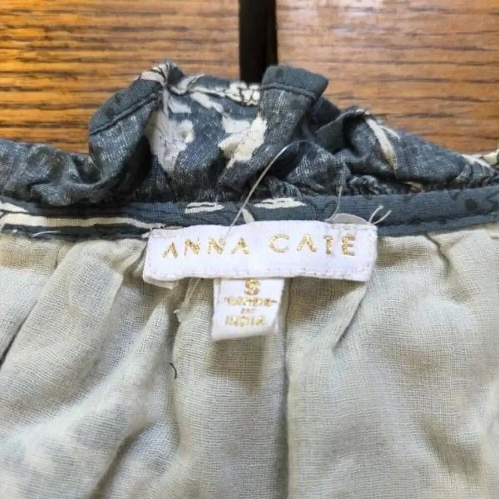 Anna Cate Tyler dress in blue floral sz Small - Picture 2 of 4